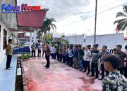 Kantor Pertanahan Kabupaten Tapanuli Utara Laksanakan Apel Pagi Rutin