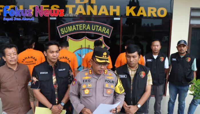 Bravo Satreskrim Polres Tanah Karo Ungkap Kasus Pembunuhan di Club Bravo SGR