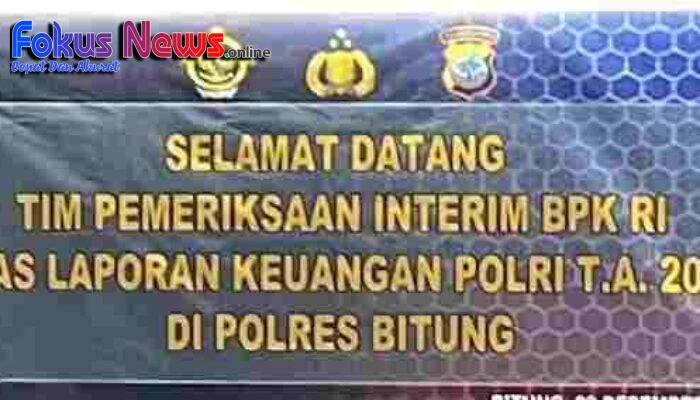 Pengawasan Anggaran 2025, Polres Bitung Diperiksa Tim BPK RI