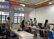 Kantor Pertanahan Kabupaten Tapanuli Utara Serentak Mendengarkan Lagu Indonesia Raya