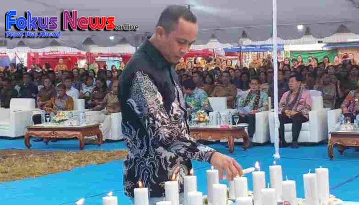 Kapolres Bitung Hadiri Natal Pemkot, Pastikan Keamanan Wilayah Bitung Tetap Aman