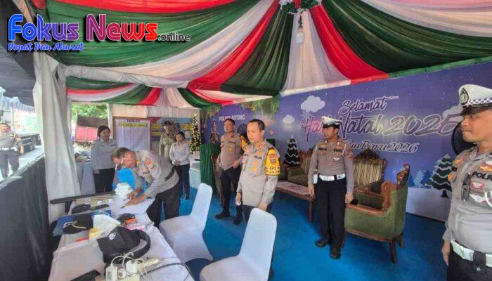 Dari Terminal hingga Pelabuhan, Kapolres Bitung Pastikan Pos Natal & Tahun Baru Siap Melayani