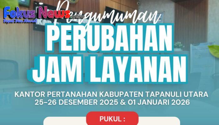 Kementerian ATR/BPN Tetap Buka Layani Masyarakat Selama Libur Nataru