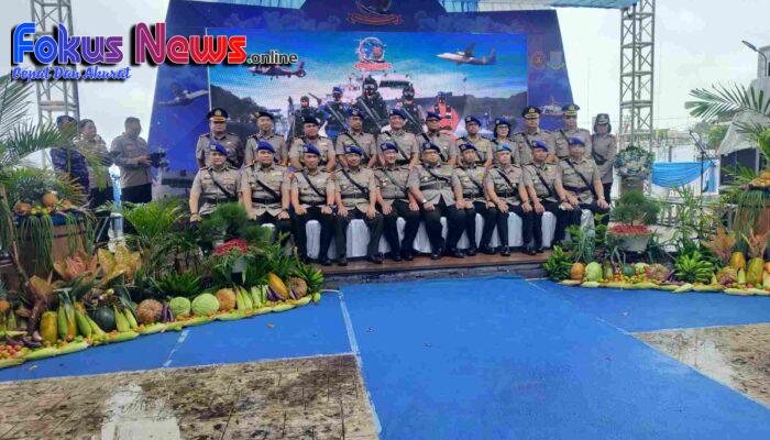 Momentum HUT ke-75 Polairud Polda Sulut, Luncurkan Kapal Patroli Baru dan Doakan Korban Bencana