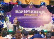 Hadiri Perayaan Natal Kanwil BPN Provinsi Riau, Wamen Ossy: Jaga Semangat untuk Layani Masyarakat