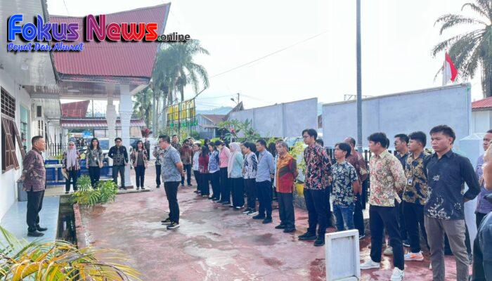 Kantor Pertanahan Kabupaten Tapanuli Utara Laksanakan Apel Pagi pada 8 Januari 2026