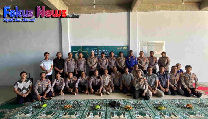 Isra Mi’raj Jadi Momentum Penguatan Spiritual Personel Polres Bitung
