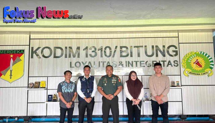Silaturahmi Strategis di Makodim, Dandim 1310/Bitung Kawal Ketat Program MBG