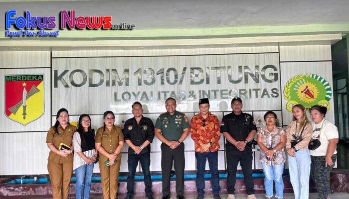 Kodim 1310/Bitung dan Ormas POLA Satukan Langkah Jaga Kondusivitas Kota