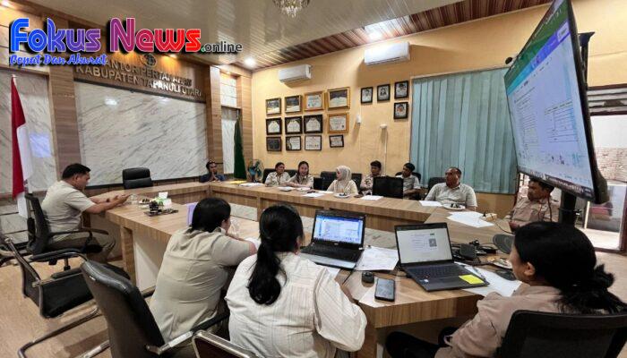 Kantor Pertanahan Kabupaten Tapanuli Utara Laksanakan Evaluasi Kinerja Tenaga Pendukung Tahun 2026