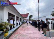 Kantor Pertanahan Kabupaten Tapanuli Utara Melaksanakan Apel Pagi