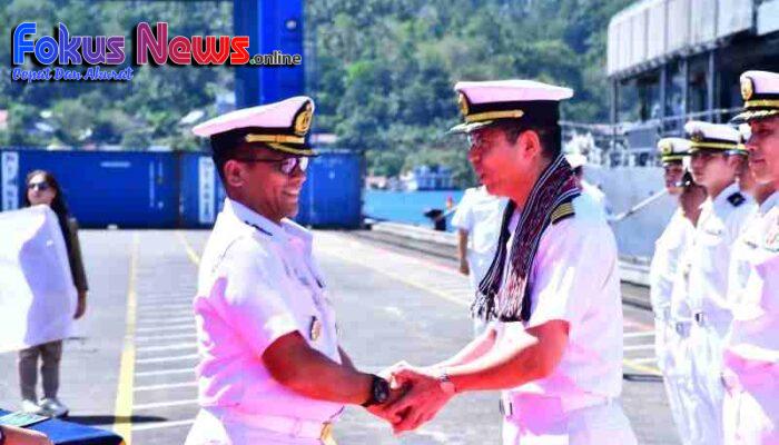 Jepang Hadirkan Destroyer, Kodaeral VIII Sambut dengan Kehormatan Militer