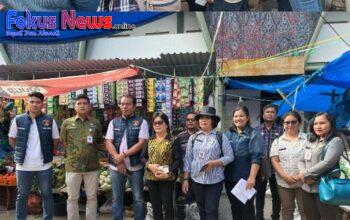 Polres Toba Bersama Instansi Terkait Sidak ke Pasar Balige, Pastikan Stok dan Harga Bahan Pokok Jelang Ramadhan Aman