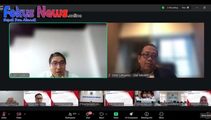 Kementerian ATR/BPN Sosialisasikan Hasil SPI KPK 2025 ke Jajaran untuk Peningkatan Kualitas Layanan dan Tata Kelola Pertanahan