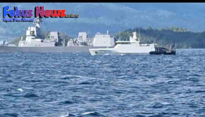Tiga Unsur Kodaeral VIII Gelar Passex Bersama Destroyer Jepang di Laut Sulawesi