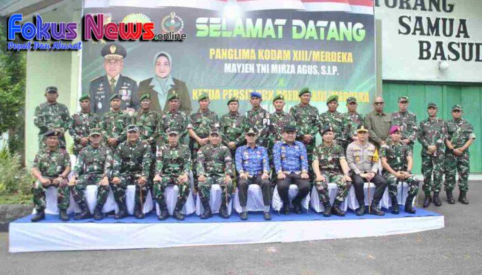 Safari Ramadhan Pangdam XIII/Merdeka Tanam Bersama dan Buka Puasa di Kodim 1310/Bitung