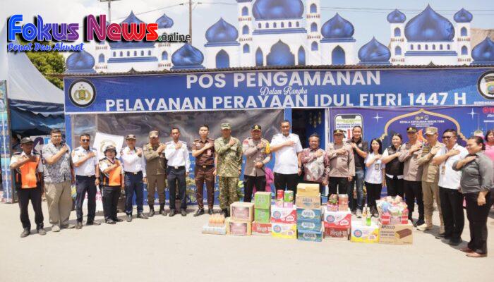Forkopimda Toba Tinjau Pos Pengamanan Lebaran, Kapolres; Himbau Pemudik Agar Ekstra Waspada Saat Berkendara dan Mudik Lebaran