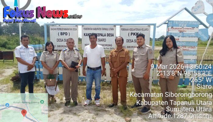 Kantor Pertanahan Kabupaten Tapanuli Utara Laksanakan Pengumpulan Data Yuridis PTSL di Desa Siaro