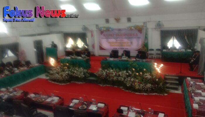 DPRD Toba Gelar Rapat Paripurna Dalam Rangka Memperingati HUT Toba ke-27 Tahun 2026
