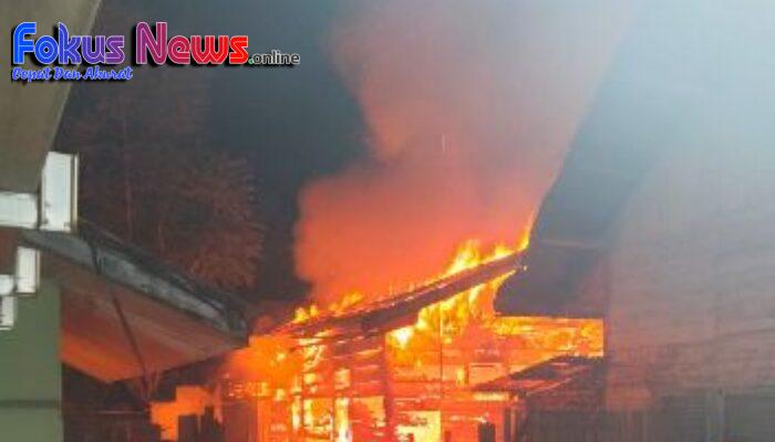 1 Unit Rumah Kosong Perumahan SD Negeri 173551 Laguboti Ludes Dilahap Sijago Merah