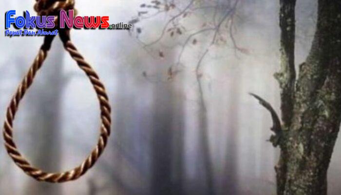 Diduga Masalah Asmara Seorang Pria Gantung Diri di Batang Pohon