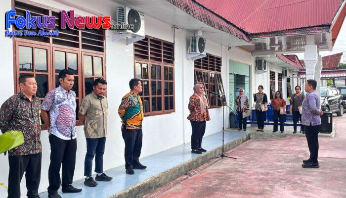 Apel Pagi, Kantor Pertanahan Kabupaten Tapanuli Utara Teguhkan Disiplin dan Integritas
