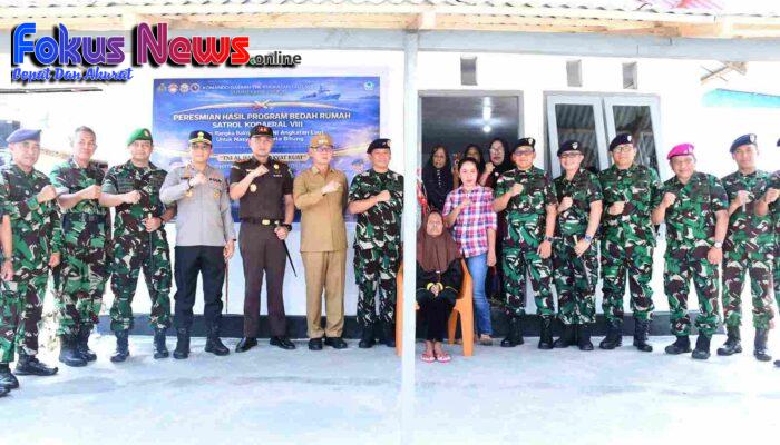 Program Bedah Rumah di Bitung Rampung, DanKodaeral VIII Serahkan Kunci