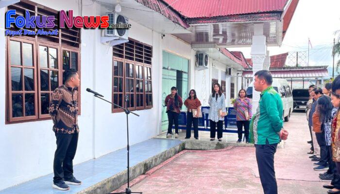 Pertahankan Integritas Dan Disiplin, Kantor Pertanahan Kabupaten Tapanuli Utara Rutin Jalankan Apel Pagi