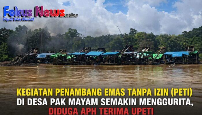 Darurat PETI di Sungai Landak, Warga Pak Mayam Soroti Dugaan Pembiaran