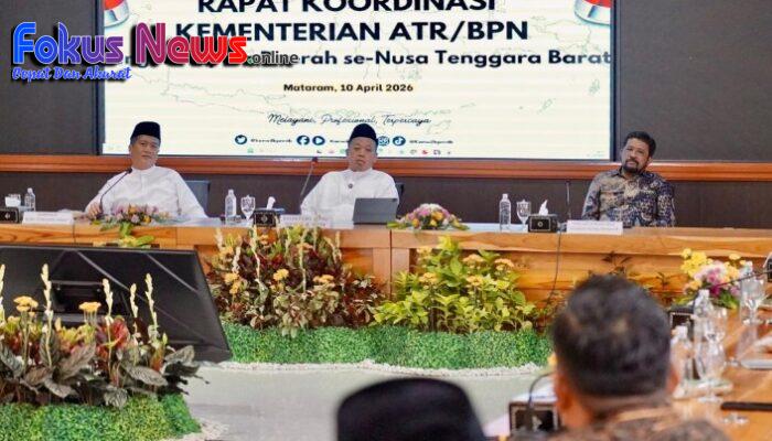 Rakor Bersama Pemda NTB, Menteri Nusron Sebut Integrasi Data Tanah dan Pajak Bisa Dongkrak PAD hingga 300%