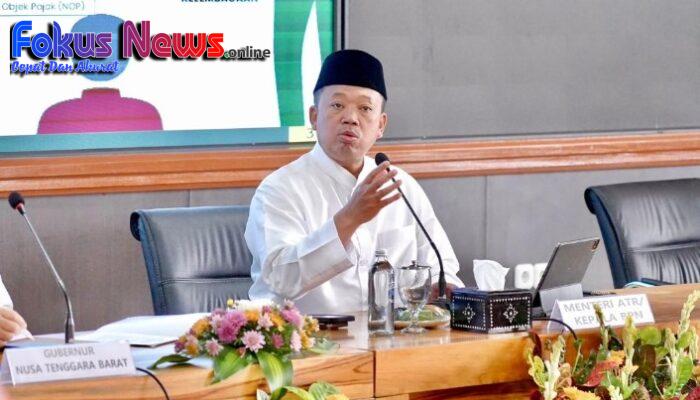 Hindari Potensi Konflik, Menteri Nusron Imbau Kepala Daerah dan Masyarakat Se-NTB Gotong Royong Mutakhirkan Data Pertanahan