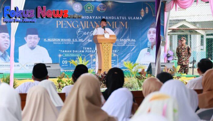 Bicara Soal Amanah Pimpinan dalam Pengajian di Pandeglang, Menteri Nusron: Permudah Rakyat