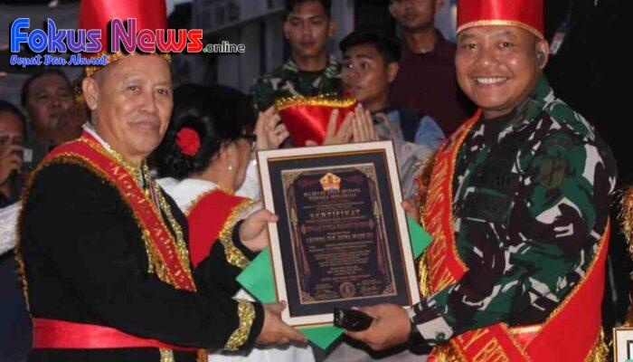 Peringatan Harkitnas di Bitung, Dandim 1310 Terima Penghormatan Adat