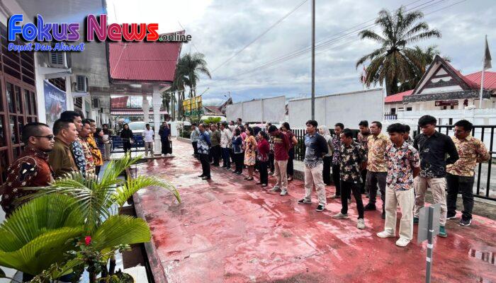 Sebagai Rutinitas Bagi Kantor Pertanahan Kabupaten Tapanuli Utara Laksanakan Apel Pagi