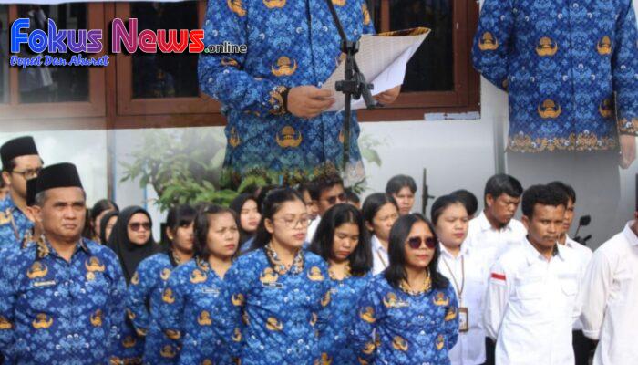 Kantor Pertanahan Kabupaten Tapanuli Utara Laksanakan Upacara HARKITNAS