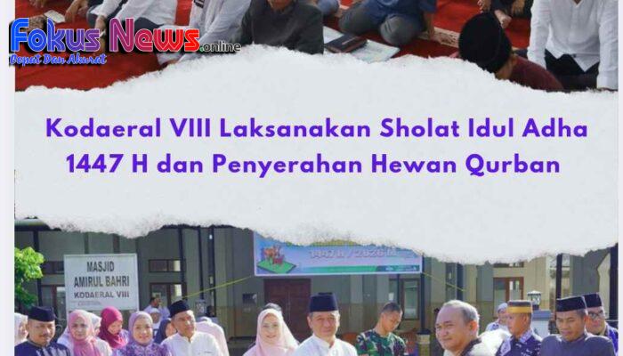 Laksda TNI Dery Triesananto Suhendi Pimpin Sholat Idul Adha dan Penyaluran Kurban