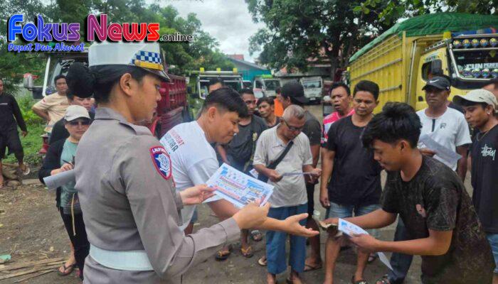 Polres Bitung Intensifkan Pengawasan BBM, Edukasi Tertib Lalu Lintas Sekaligus