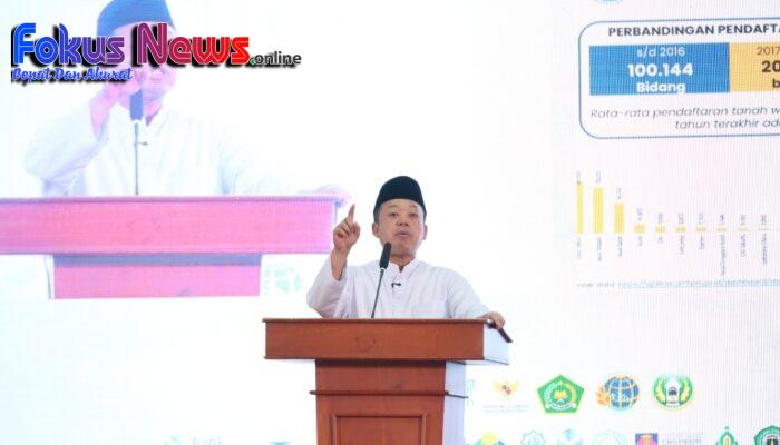Meningkat 206%, Menteri Nusron Apresiasi Peran Nazir dalam Percepatan Sertipikasi Tanah Wakaf