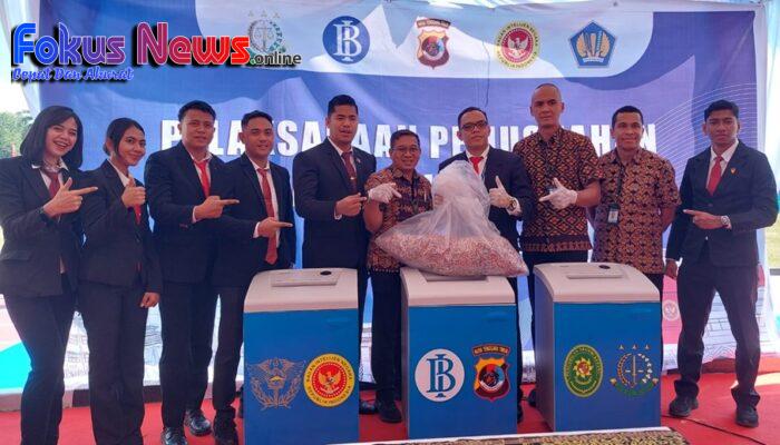 1.723 Lembar Uang Rupiah Palsu Dimusnahkan, BI NTT dan Polda NTT Perkuat Pemberantasan
