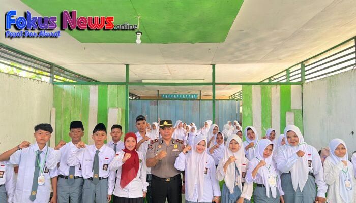 Toleransi dan Disiplin Hukum Jadi Fokus Pembinaan Polres Bitung di MATAMUDA Madrasah Aliyah Alkhairaat Bitung